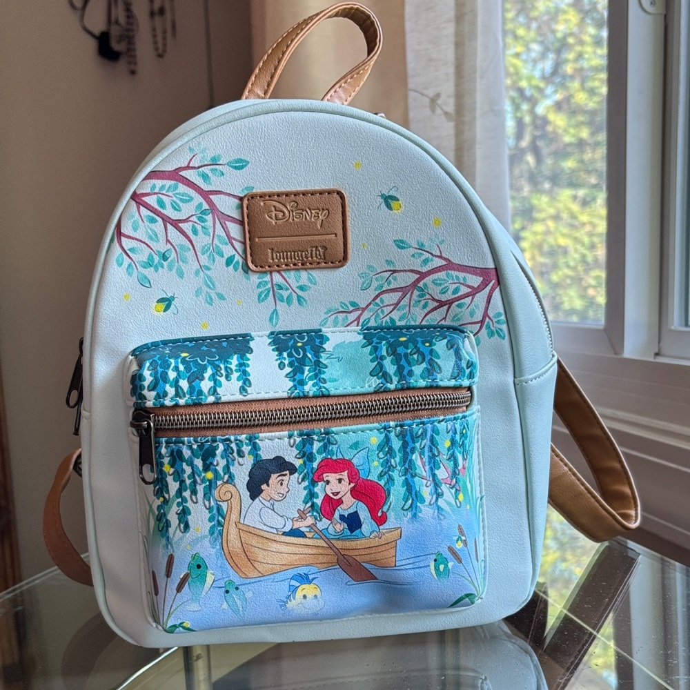 RARE Loungefly x Disney 2021 “Kiss The Girl” Backpack - The Little Mermaid